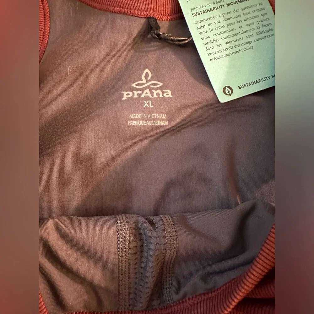 NWT- PRANA- Becksa™ Bralette- Heathered Maroon-‎ XL - Picture 16 of 16